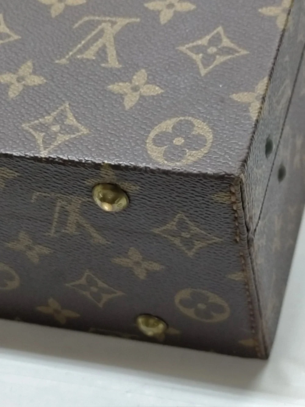 Louis Vuitton Brown Monogram President Hard Sided Briefcase Trunk